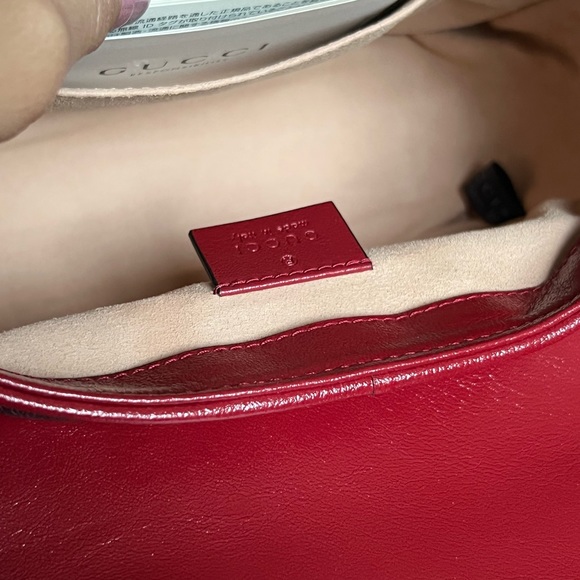 New Gucci Marmont Mini Top Handle - Picture 5 of 16
